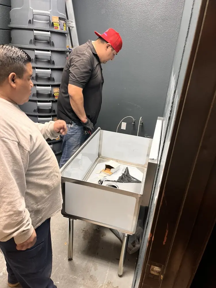 Commercial plumbing and sink installation in Newberry